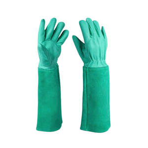 Bon marché Gants de soudage en cuir en stock Gants de sécurité personnalisables et respirants isolés sans silicone résistants aux coupures thermiques - Product Image 2