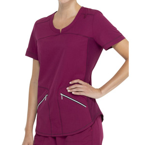 Uniformes Médicos de Alta Calidad para Hospital, Uniformes de Enfermera, Uniformes Médicos de Manga Corta para Mujer, Bata de Laboratorio para Mujer - Product Image 6