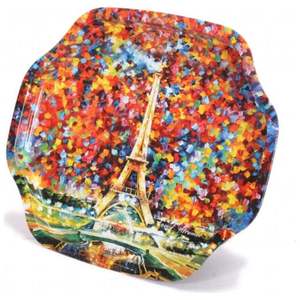 Bandeja Decorativa Afremov Paris 285x400 mm Borde Ondulado Curvo Origen Turquía Kontensan - Product Image 4