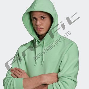 Coupe ample hommes coton mélangé pull à capuche basique décontracté Style Simple Streetwear à capuche pour hommes confortable urbain - Product Image 5