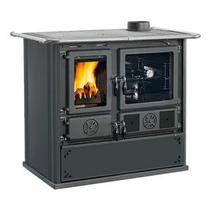 Cocina de leña 8,8kW ROSA Vst 16 Acero Antracita 5 estrellas (103x65x85,1cm) - Product Image 1