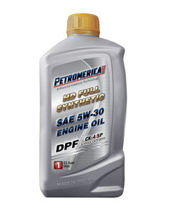 Petromerica HD Full Synthetic Anti-Wear DPF SAE <b>5W</b>-<b>30</b> Engine <b>Oil</b> Automotive Lubricant 6 Pack 1 Quart - Product Image 1