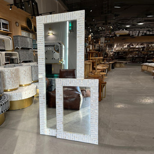El más nuevo espejo con incrustaciones de madreperla con incrustaciones de hueso para decoración de paredes o decoración del hogar de la India por RF Crafts - Product Image 3
