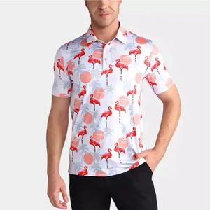 เสื้อเชิ้ตผู้ชายคุณภาพสูง OEM ระบายอากาศได้ดี แห้งเร็ว ผลิตจากโรงงาน ดีไซน์ล่าสุด แขนสั้น ผ้าถักทอ ไซส์ใหญ่ - Product Image 5