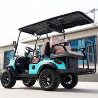 Voiturette de golf électrique à énergie nouvelle avec toit pare-brise, configuration personnalisée, homologuée pour la route (LSV), pour importateurs mondiaux