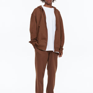 เสื้อสเวตเตอร์ลำลองสำหรับผู้ชาย, ใหม่เสื้อมีฮู้ดลำลองสีพื้นแบบลำลอง3D โพลีเอสเตอร์/ คอตตอนฟลีซ/เทอร์รี่ - Product Image 4