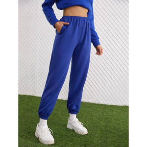 2024 haut tendance femmes coupe ajustée pantalon de survêtement respirant ample coton polaire survêtement cordon léger hiver Leggings nouveau - Product Image 4