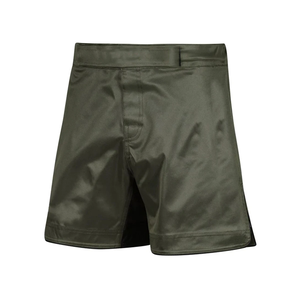 New Arrival Custom White MMA Fight Shorts <b>Elastic</b> Waistband Square Print Sublimated Graphic Design Stretch Feature Best Sale - Product Image 2