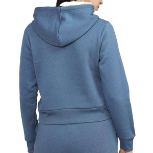 Sudadera corta de invierno de estilo coreano para mujer personalizada al por mayor de fábrica, Sudadera con capucha recortada de algodón con logotipo impreso de nuevo diseño 2026 - Product Image 3