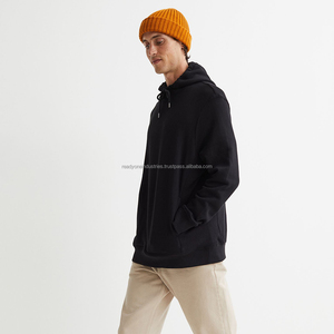 Venta al por mayor personalizado pulóver sudaderas con capucha para hombres sudaderas de invierno bordadas con impresión digital liso teñido sudaderas con capucha en blanco - Product Image 1