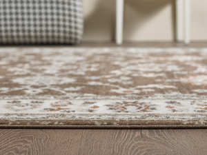 Tapis turc de luxe fabriqué à la machine Palmira 32x35 16 D gris brun, qualité supérieure pour salon, du fabricant de Gaziantep - Product Image 4