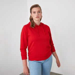 Sudadera OEM personalizada con logotipo bordado, sudadera de algodón con cuello redondo, sudadera extragrande para mujer, sudadera pesada - Product Image 1