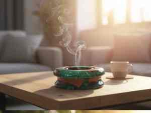 Brûleur à encens arabe en bois et résine de luxe pour la fragrance d'intérieur et la décoration du Moyen-Orient à prix réduit - Product Image 5