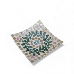 Eco Friendly Bohemian Style Mother of Pearl <b>Plate</b> for Sustainable Home Dining <b>Decor</b> and Table Serving From Vietnam - Product Image 2