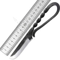 Couteau de chasse Viking artisanal en acier à haute teneur en carbone, manche en acier à haute teneur en carbone forgé à la main, OEM, haute qualité, garantie de 3 ans