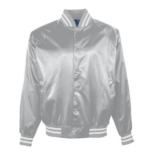 Chaqueta de satén de alta calidad para hombre Chaqueta de bombardero en nuevo estilo con la mejor calidad de bordado - Product Image 3