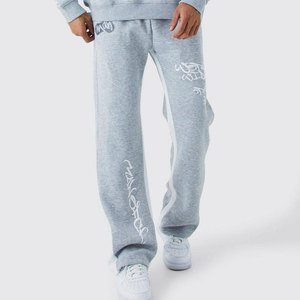 Secado rápido Venta caliente Nuevo traje de sudor de lavado ácido Artículo en línea de alta calidad Parches Diseño Hombres Traje de sudor vintage desgastado - Product Image 4