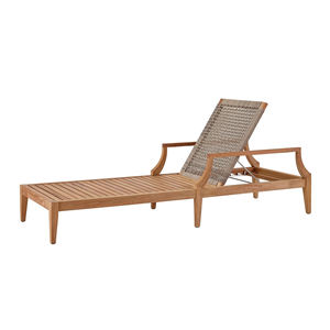 Lits de soleil en bois d'hôtel de haute qualité meubles d'extérieur chaises longues piscine chaise longue en teck - Product Image 3
