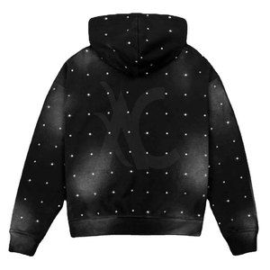 Chándal con pedrería para hombre con chaqueta de cremallera completa, pantalones a juego y tela suave para uso diario en la calle. - Product Image 3