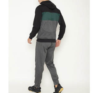 Diseño personalizado invierno con capucha Casual sólido hombres chándal 100% algodón calidad premium personalizable al por mayor - Product Image 3