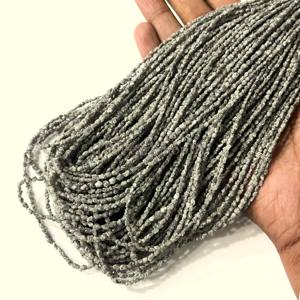 Cuentas redondas facetadas de labradorita mística natural de 2 mm, cuentas sueltas de labradorita para la fabricación de joyas a precio de mayoreo, 12.5 pulgadas. - Product Image 6