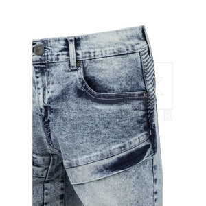Pantalones vaqueros cómodos de calidad superior para hombre, pantalones cortos a granel, pantalones vaqueros cortos para hombre de calle alta - Product Image 3