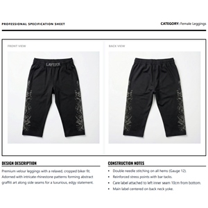 Women Custom Hot <b>Y2K</b> Skinny Winter High Elastic Waist Polyester/Cotton <b>Shorts</b> Rhinestone Solid Pattern Full Length Streetwear - Product Image 6