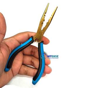 คีมหนีบผมอเนกประสงค์แบบ6in มีด้ามจับผมสีดำและสีแดงสำหรับใช้ในร้านเสริมสวย - Product Image 6