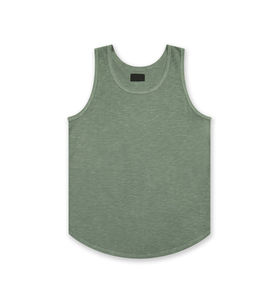 Camiseta sin mangas de algodón de secado rápido para hombre, camiseta sin mangas deportiva para gimnasio para verano 100%, algodón transpirable de punto, venta al por mayor Popular - Product Image 5