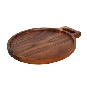 Planche à découper en bois moderne avec poignée pour accrocher, planche à découper pour la cuisine, le fromage, le service de nourriture en bois, planches à charcuterie - Product Image 5