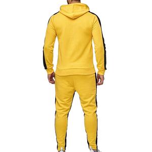 Survêtements chandails brodés pour hommes survêtements personnalisés d'entraînement de jogging brodés pour hommes en coton Slim Fit - Product Image 2