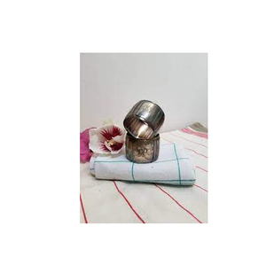 Porte-serviettes en pierre précieuse en acier Anneaux de serviette en agate de cristal et taille personnalisée Offre Spéciale produit Accessoires Utilisation de mariage - Product Image 3