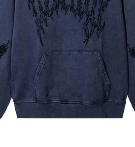 Sudadera con capucha atlética de moda para hombre, jersey de mezcla de algodón suave con cordón ajustable y diseño de ropa de calle moderna - Product Image 4