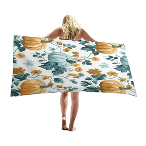 Serviettes de plage en coton de luxe - Serviettes de plage personnalisées en coton recyclé à séchage rapide, design turc personnalisé, couleur unie - Product Image 2
