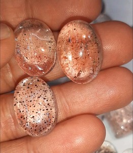La mayoría de las gemas decorativas Super Seven Smooth Loose Oval Cabochon 15 mm de tamaño Piedra preciosa para joyería de Festival - Product Image 1