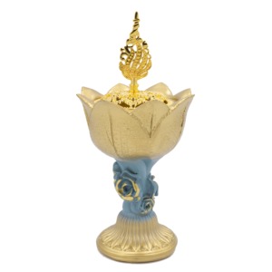 Quemador de incienso creativo de Oriente Medio Adornos de metal de moda Quemador de decoración simple para el hogar-Hecho de acero - Product Image 2