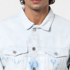Chaquetas Vaqueras Ajustables para Hombre Más Vendidas con MOQ Bajo / Chaquetas Vaqueras Modernas de Nueva Llegada con Logotipo Personalizado - Product Image 6