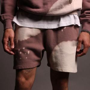 Logo personnalisé unisexe été 100% coton cravate teinture hommes Shorts cause porter des shorts en coton pour les hommes - Product Image 2