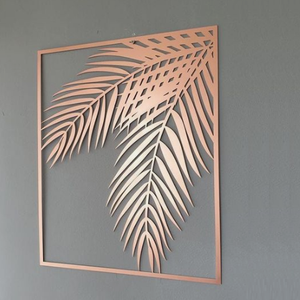 Best Design Gold Polished Metal Wall Art <b>Decorative</b> <b>Bedroom</b> Bathroom Indoor Wall Arts Metallic Wall <b>Decor</b> - Product Image 5