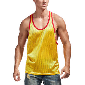 Débardeur en maille sans manches 100% coton Streetwear débardeur en maille débardeur pour homme entraînement Gym Street Wear débardeur pour homme - Product Image 5