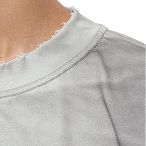 Camiseta de manga corta desgastada con lavado ácido para hombre de alta calidad, hecha a medida, holgada, de gran tamaño, precio al por mayor - Product Image 6