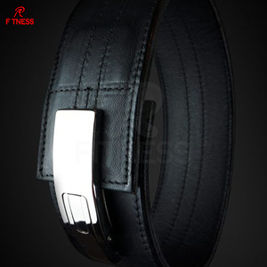 100% Cowhide Heavy Duty Posture <b>Back</b> Support Weightlifting <b>Belt</b> with Buckle Closure Eco-friendly Non-Slip Unisex Training <b>Belt</b> - Product Image 2