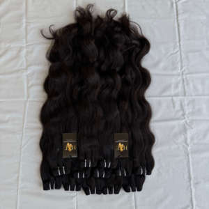 มัดผมหยักศกสำหรับวัดในอินเดียที่ยังไม่ได้ผ่านกระบวนการผู้จำหน่ายผมลอนบริสุทธิ์ - Product Image 2