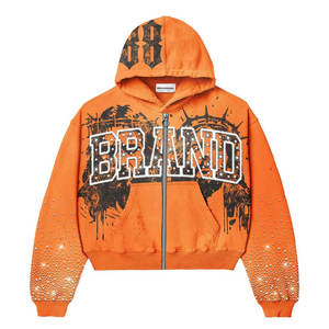 Survêtement unisexe classique à logo brodé effet vieilli, confortable, poids moyen, design graphique, pour homme - Product Image 4