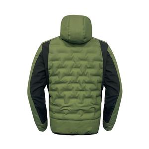 Blouson aviateur d'hiver noir personnalisé Offre Spéciale pour hommes avec col montant poche avant rembourrage recyclé tissu de toile de sport taille XS - Product Image 2