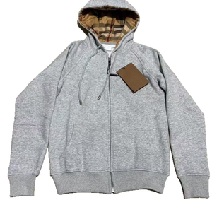 Veste en molleton à capuche en coton avec impression numérique vintage d'hiver, logo personnalisé, pour hommes, coupe-vent, luxe, décontractée, fermeture éclair, sport, jogging - Product Image 3