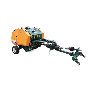 Nouveau modèle de tracteur de presse à balles rondes de ferme le plus vendu à bon prix Presse à balles rondes de foin de paille avec roue prête pour l'exportation - Product Image 6