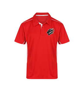 Athlefit Polo de sport pour homme respirant et confortable Uniformes d'équipe et tenue décontractée au quotidien passepoil contrasté Jacquard tricoté - Product Image 3