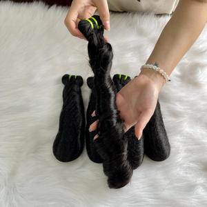 NUEVA LLEGADA: bajo precio al por mayor cabello humano crudo Pixie rizado extensión de cabello de alta calidad rizado fábrica en Vietnam - Product Image 5