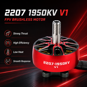 Motor sin Escobillas 2207 1950KV V1 FPV de Alto Empuje para Drones de Carreras y Cuadricópteros Freestyle - Product Image 2